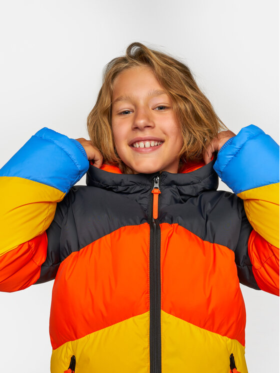 Coccodrillo Coccodrillo Зимно яке ZC3152108OBK Цветен Regular Fit