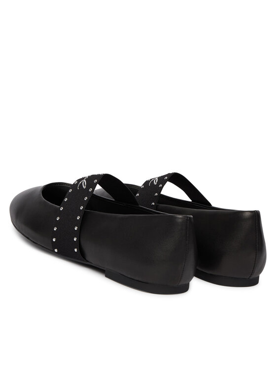 KARL LAGERFELD KARL LAGERFELD Baleriny Karo KL40126A Czarny