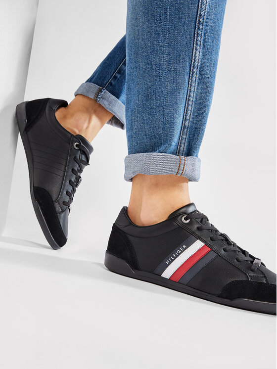 Tommy Hilfiger Sneakersy Corporate Material Mix Cupsole FM0FM03429 ern