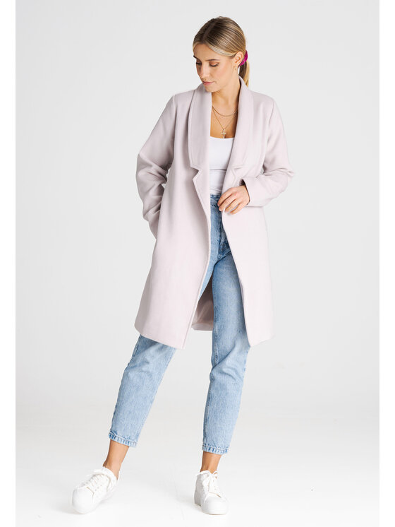 FIGL FIGL Παλτό M990 Μπεζ Regular Fit