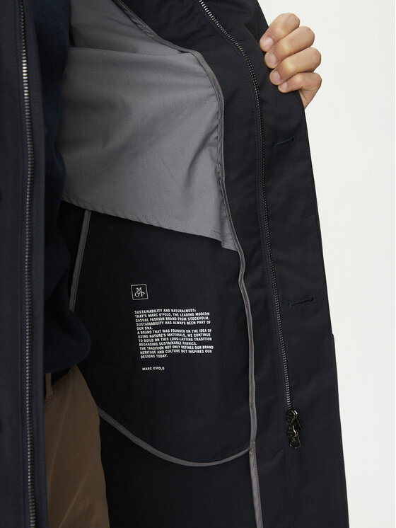 Marc O'Polo Marc O'Polo Демісезонний плащ 520 0073 71000 Cиній Regular Fit