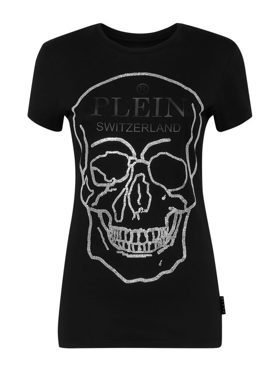 PHILIPP PLEIN PHILIPP PLEIN T-Shirt 8623 Czarny Regular Fit