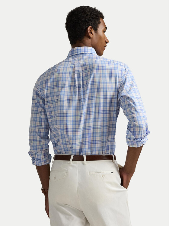 Polo Ralph Lauren Polo Ralph Lauren Košulja 710968937001 Svijetloplava Custom Fit