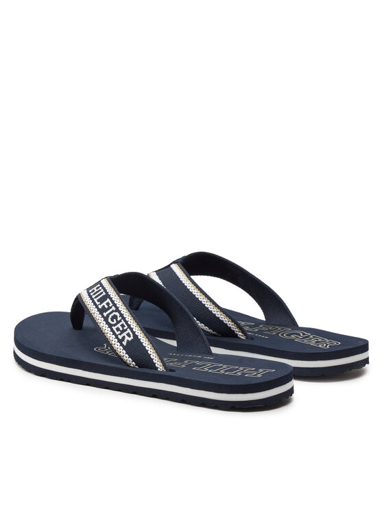 Tommy Hilfiger Tommy Hilfiger Infradito Hilfiger Beach Sandal FW0FW07905 Blu scuro