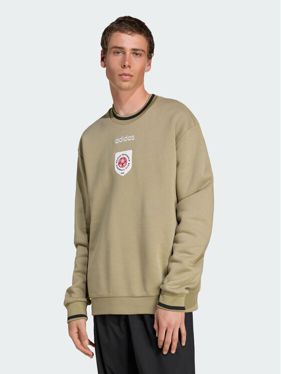 adidas adidas Longsleeve 151305 Zielony Loose Fit