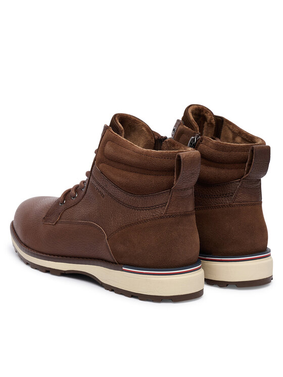 Tommy Hilfiger Tommy Hilfiger Kotníková obuv Corporate W FM0FM05606 Hnědá
