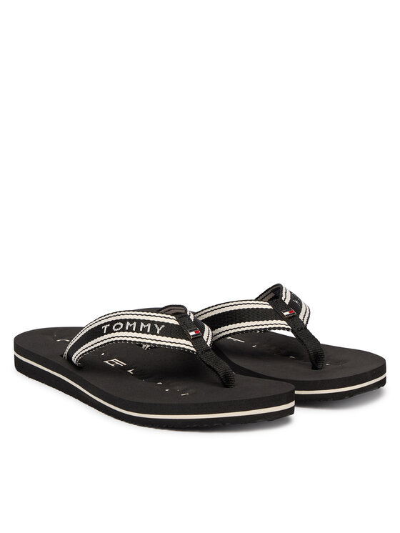 Tommy Hilfiger Tommy Hilfiger Žabky Th Webbing Summer Sandal FW0FW09193 Čierna
