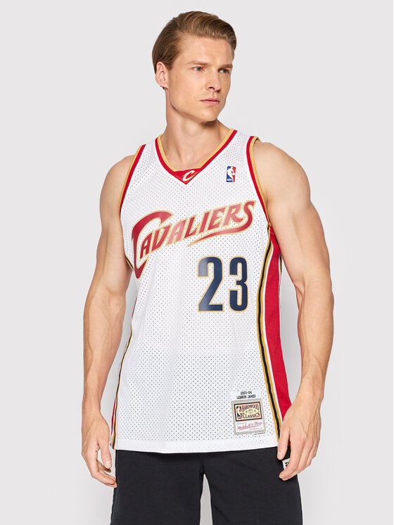 Mitchell & Ness Mitchell & Ness Tank top SMJYCP19209 Biały Regular Fit