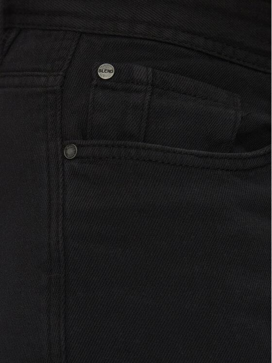 Blend Blend Pantaloni scurți de blugi 20718128 Negru Regular Fit