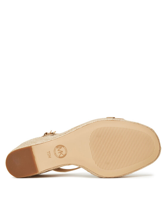 MICHAEL Michael Kors MICHAEL Michael Kors Espadryle Mandy Wedge 40R5MAMS2M Złoty