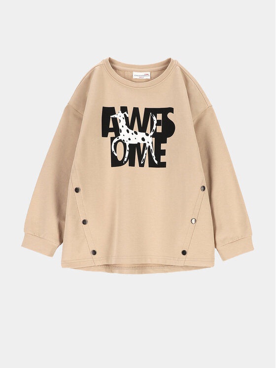 Coccodrillo Coccodrillo Sweatshirt ZC3132901MGK Beige Relaxed Fit