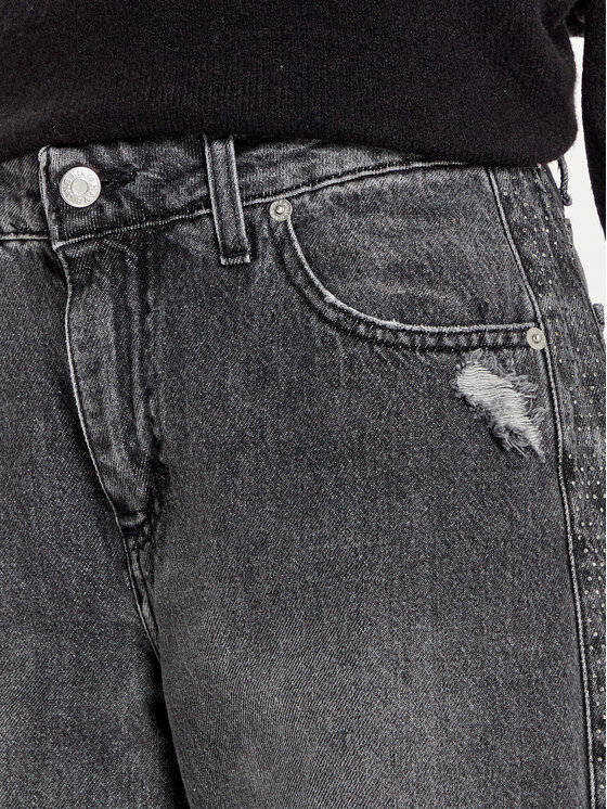 Haveone Haveone Jeans PLS-M025 Grau Wide Leg