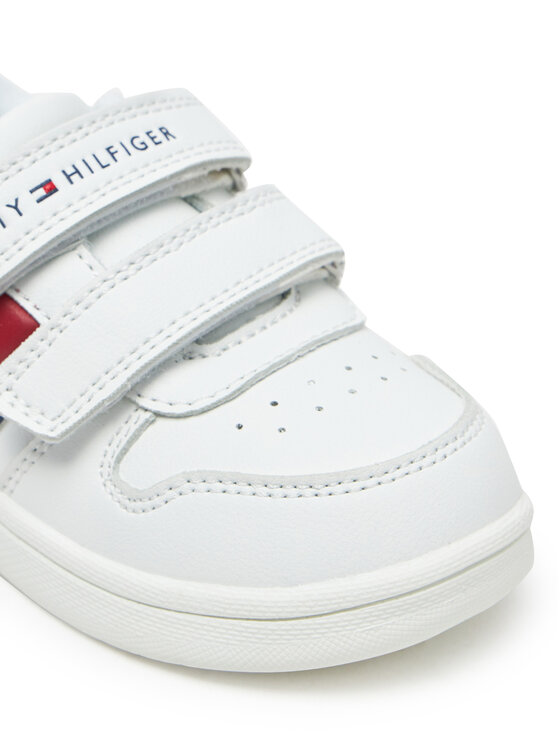Tommy Hilfiger Tommy Hilfiger Sneakers Flag Low Cut Velcro Sneaker T1X9-33841-1355 M Bianco