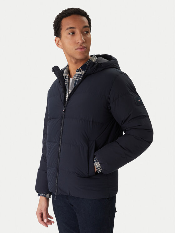 Tommy Hilfiger Tommy Hilfiger Pehelykabát MW0MW40616 Sötétkék Regular Fit