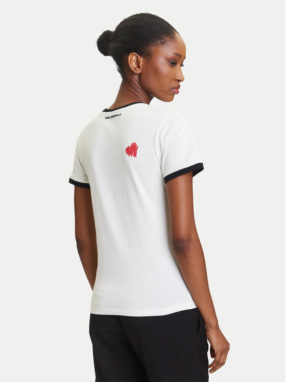 KARL LAGERFELD KARL LAGERFELD T-särk A3W17015 Ekrüüvärv Regular Fit