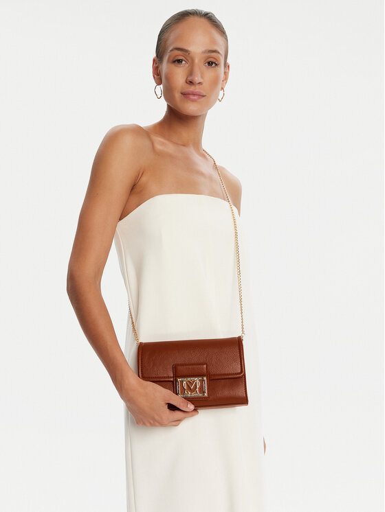 LOVE MOSCHINO LOVE MOSCHINO Ročna torba JC4093PP1NLI0312 Rjava
