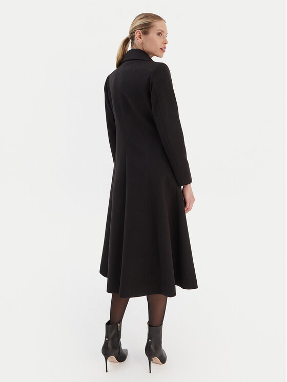 Rinascimento Rinascimento Übergangsmantel CFC0126730003 Schwarz Regular Fit