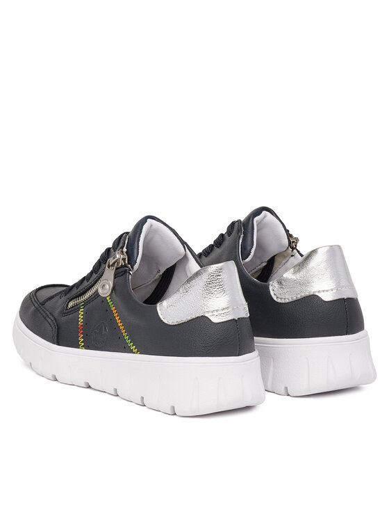 Rieker Rieker Sneakersy N1313-14 Tmavomodrá