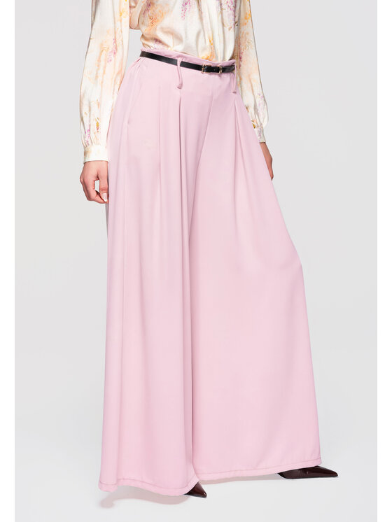 Ombre Ombre Spodnie materiałowe OW-PACP-0100 Różowy Relaxed Fit