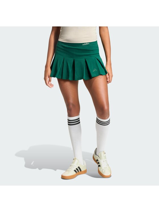 adidas adidas Plesirana suknja Seasonal Essentials Colorpop KC3939 Zelena Loose Fit