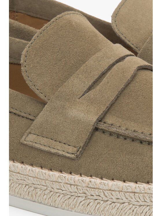 Estro Estro Mokasíny ER00117030 Khaki