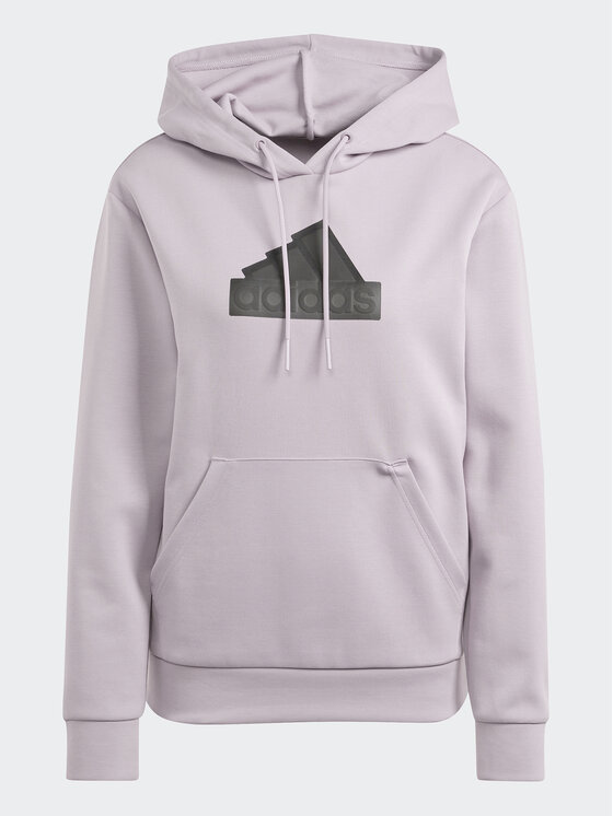 adidas adidas Bluza Future Icons Badge of Sport IS3641 Fioletowy Regular Fit