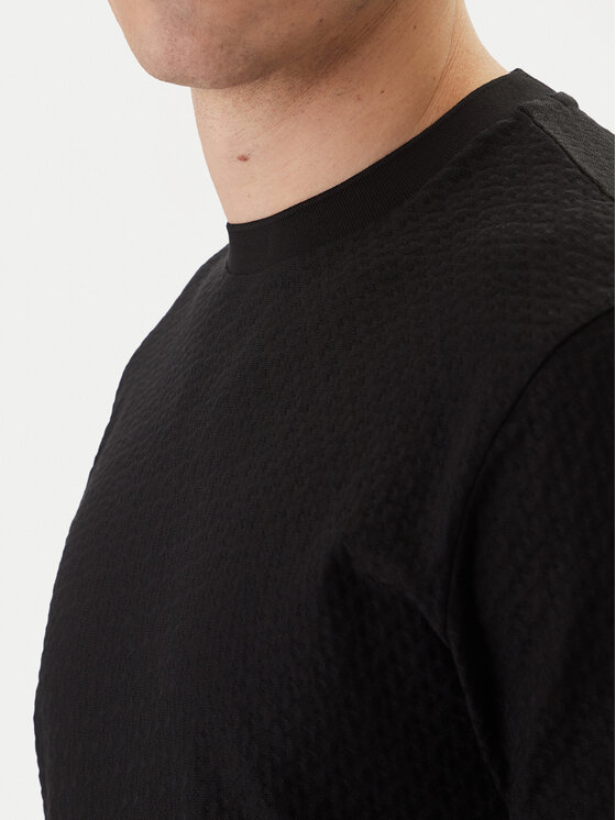 BOSS BOSS Tricou H-Thompson 228 50557395 Negru Regular Fit