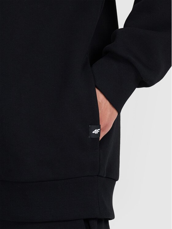 4F 4F Felpa 4FRSS25TSWSM2111-20S Nero Regular Fit