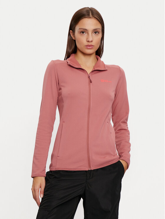 Jack Wolfskin Funkčná mikina Kolbenberg 1710354 Ružová Regular Fit