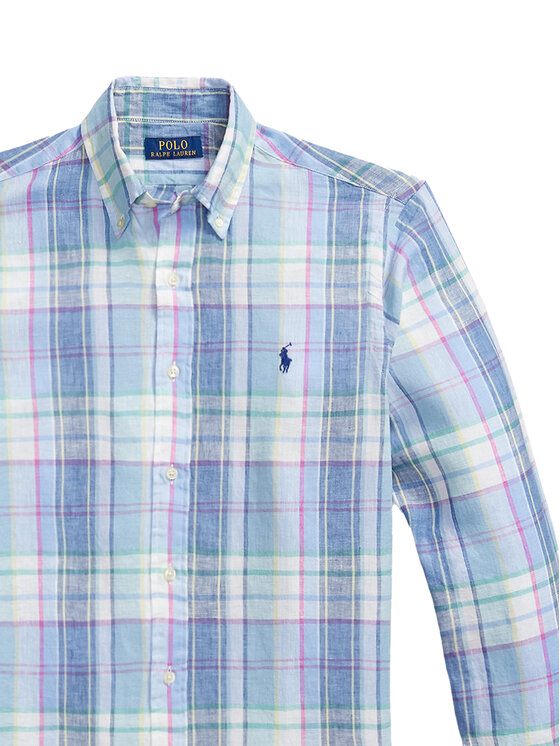 Polo Ralph Lauren Polo Ralph Lauren Särk 710B16705002 Sinine Regular Fit