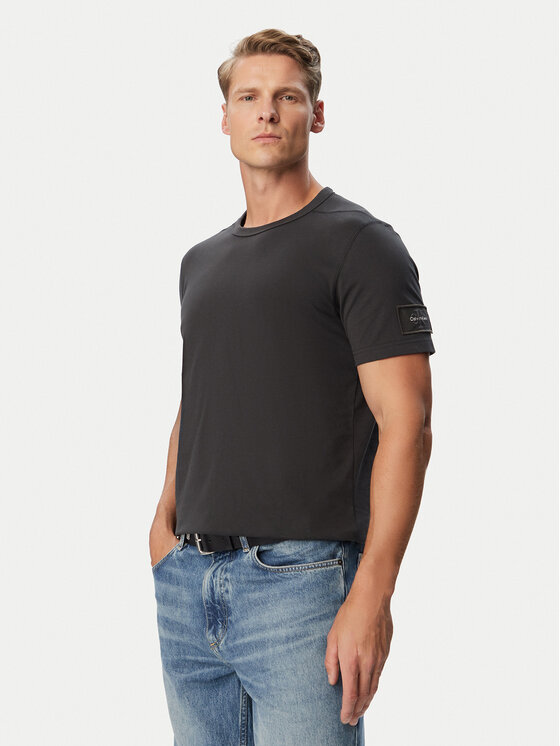 Calvin Klein Jeans Calvin Klein Jeans T-Shirt LV04RJ206G Brązowy ciemny Regular Fit