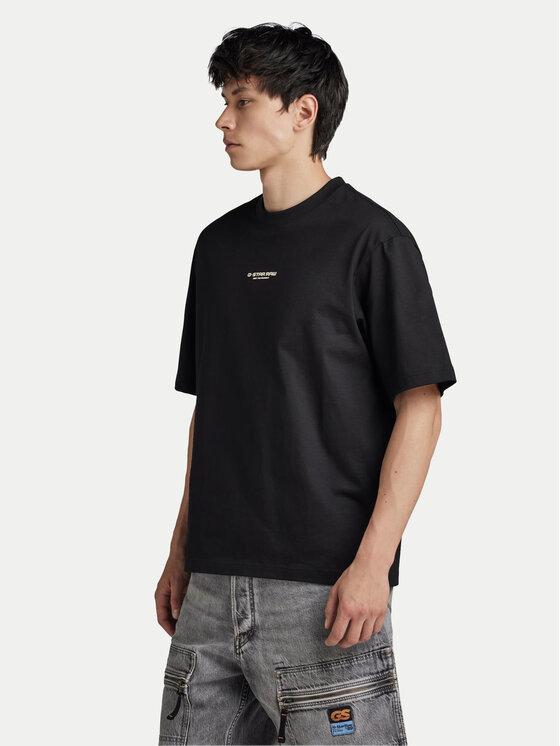G-Star Raw G-Star Raw T-Shirt Center D24780-C336 Czarny Boxy Fit