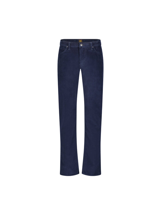 Lee Lee Spodnie materiałowe DAREN ZIP FLY Niebieski Regular Fit