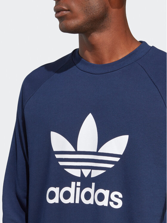 adidas adidas Bluza Adicolor Classics Trefoil Crewneck Sweatshirt IA4853 Niebieski Regular Fit