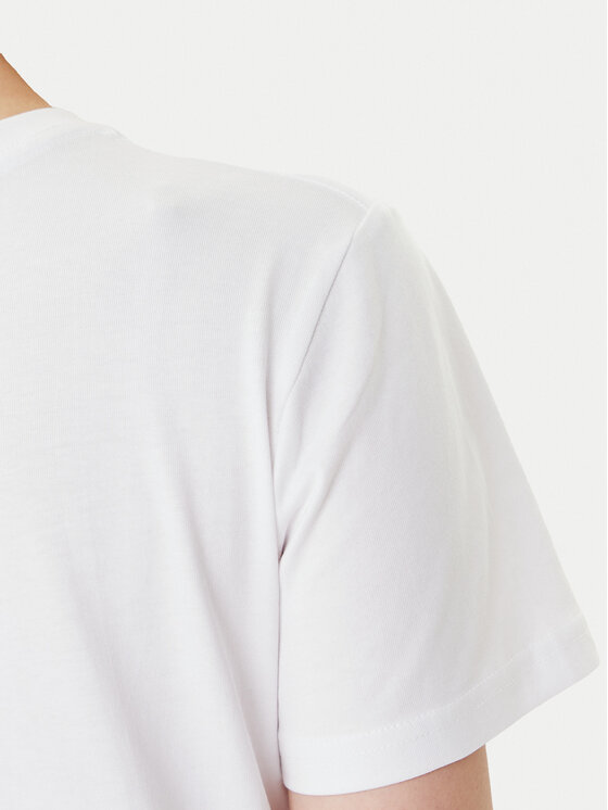 Wrangler Wrangler T-shirt Sign Off 112373024 Bijela Slim Fit