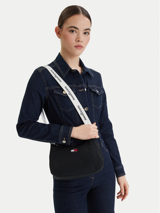 Tommy Jeans Tommy Jeans Soma Tjw Ess Daily Shoulder Bag AW0AW18463 Melns