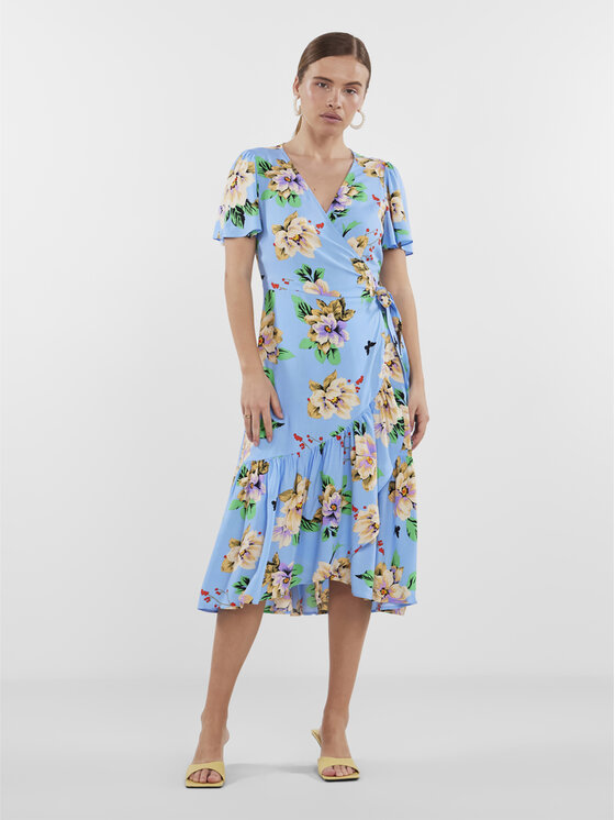 YAS YAS Vsakodnevna obleka 26029672 Modra Regular Fit