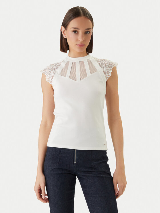 Morgan De Toi Morgan De Toi T-shirt 222-DEMANE Bianco Shirt Fit