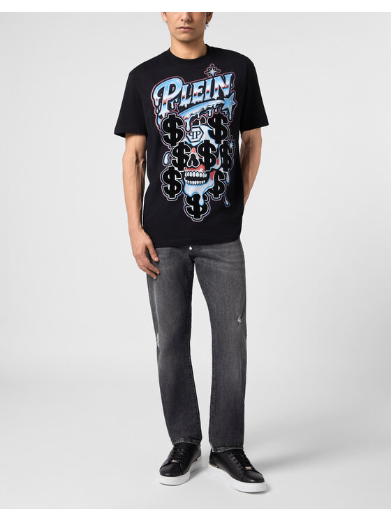 PHILIPP PLEIN PHILIPP PLEIN T-shirt 31101 Nero Regular Fit