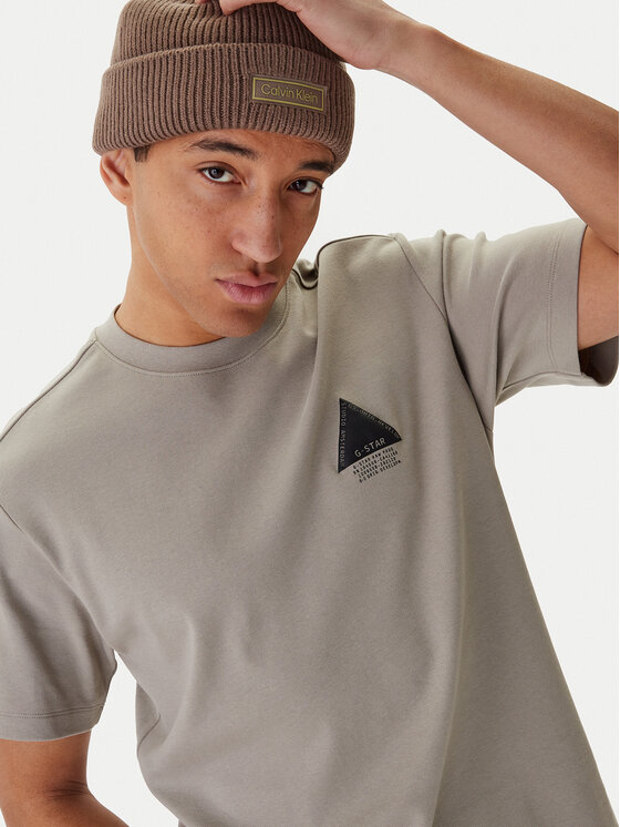 G-Star Raw G-Star Raw T-Shirt D28593-C812 Beżowy Regular Fit
