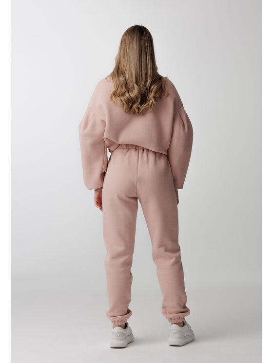 LAURELLA LAURELLA Spodnie dresowe 3TU014 Różowy Regular Fit