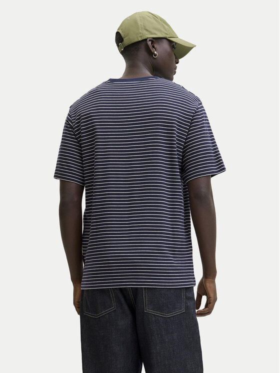 Jack & Jones Jack & Jones Majica Dover 12288015 Mornarsko modra Relaxed Fit