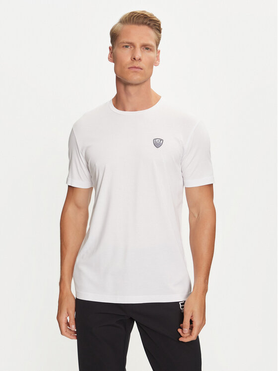 EA7 Emporio Armani T-shirt 8NPT16 PJRGZ 1100 Bianco Regular