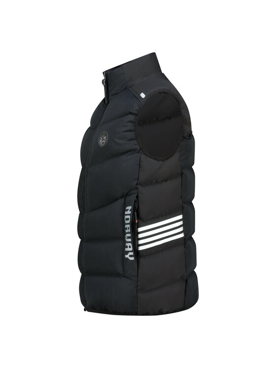 Geographical Norway Geographical Norway Kamizelka WZ8409H/GN-BLACK Czarny Reglan Fit