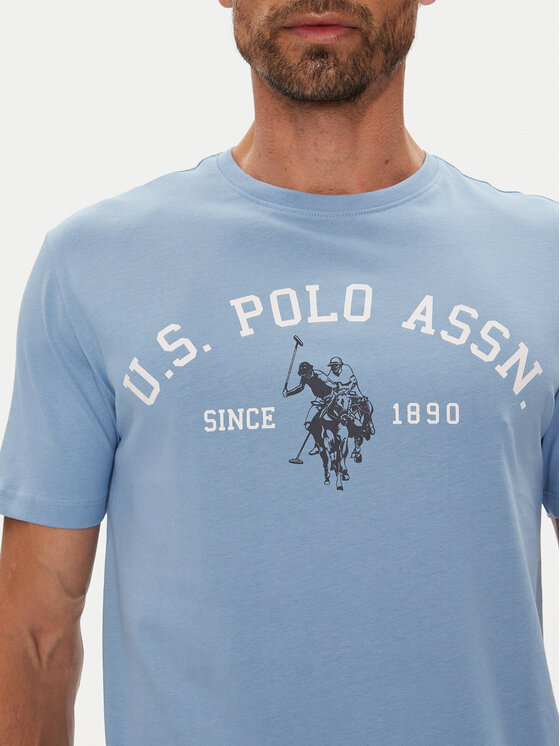 U.S. Polo Assn. U.S. Polo Assn. T-Shirt MUP3268 Błękitny Regular Fit