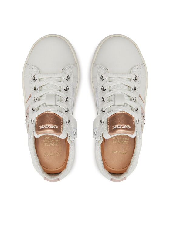 Geox Geox Sneakersy J Kathe G. F J16EUF 00085 C1Z8W M Biały