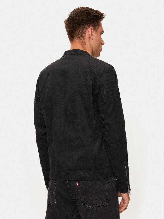Only & Sons Only & Sons Jakna od imitacije kože Gus 22029650 Crna Regular Fit