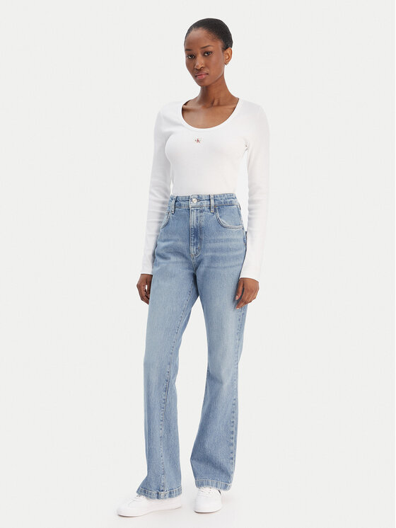 BOSS BOSS Farmer Lyris 50552438 Kék Straight Leg