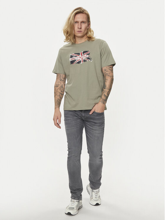 Pepe Jeans Pepe Jeans Traperice PM207389 Siva Slim Fit