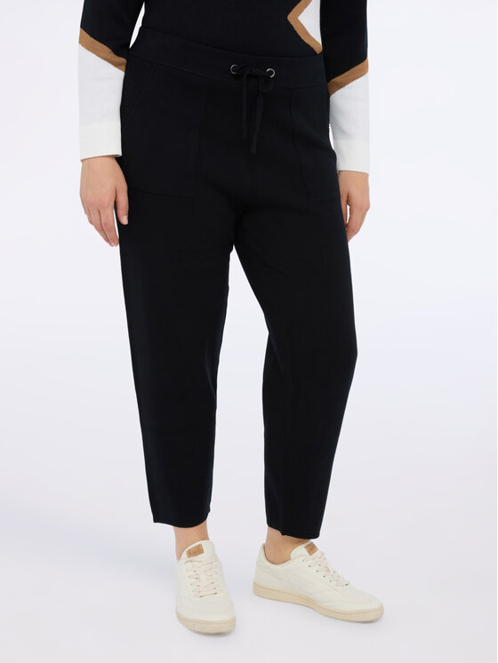 Fiorella Rubino Fiorella Rubino Pantaloni di tessuto P614L002217N033 Nero Regular Fit